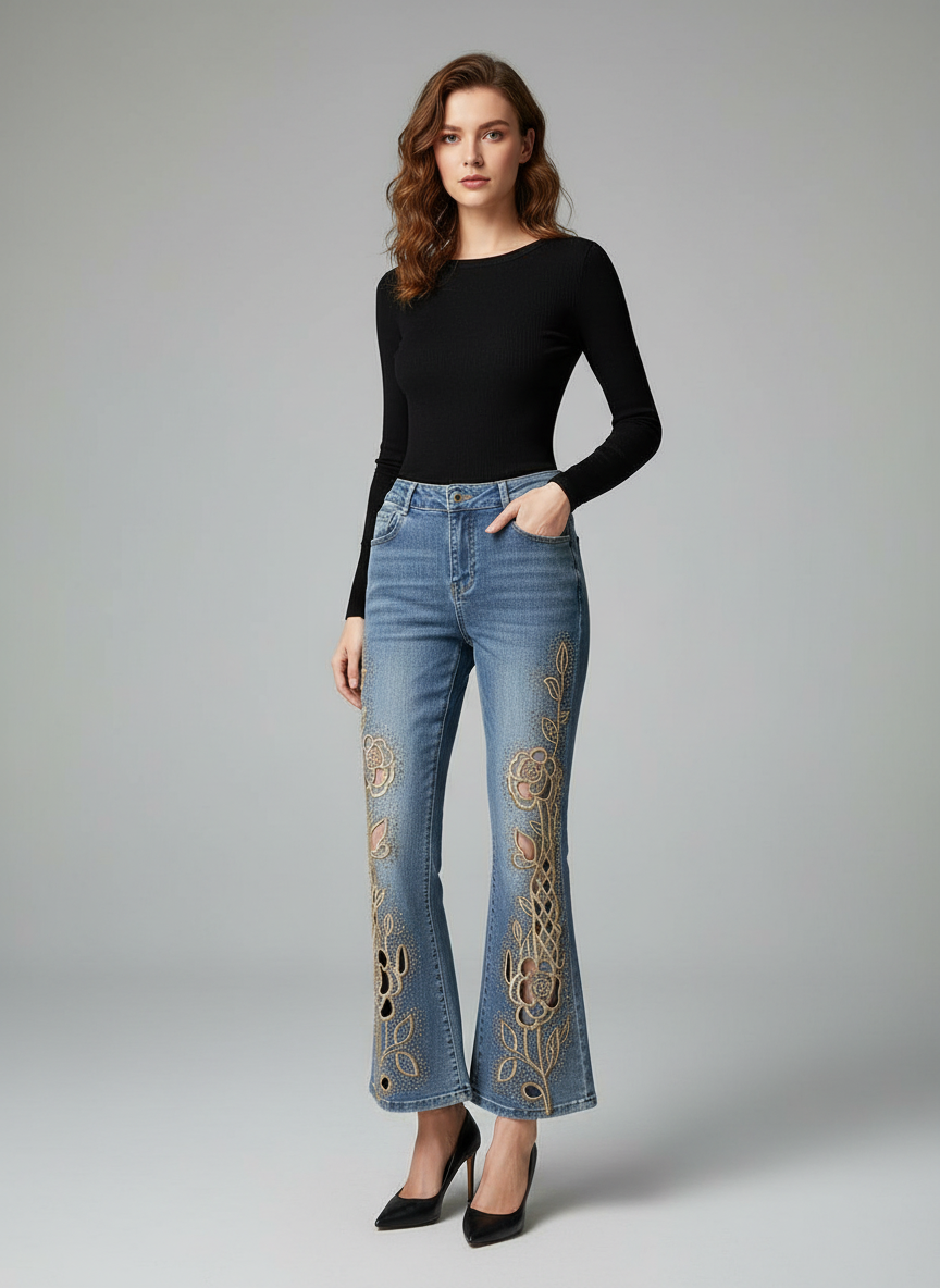 Women's statement denim jeans – JUSTLOOK