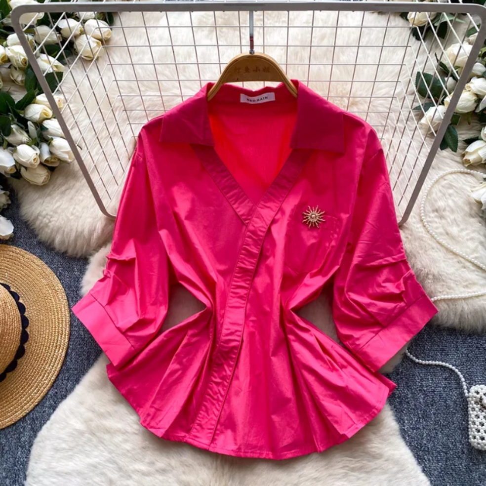 Women's trendy western top in multicolor